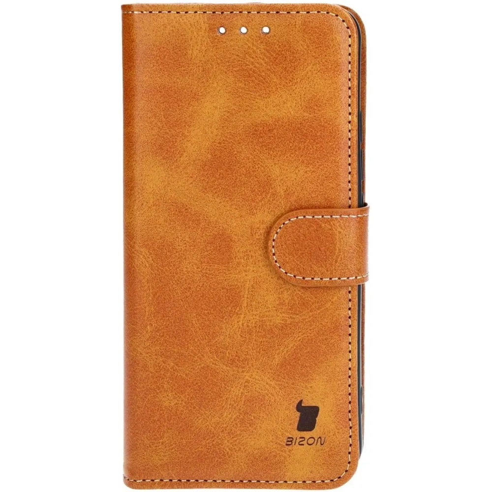 Etui z klapką Bizon Case Pocket do Xiaomi 14 brązowe