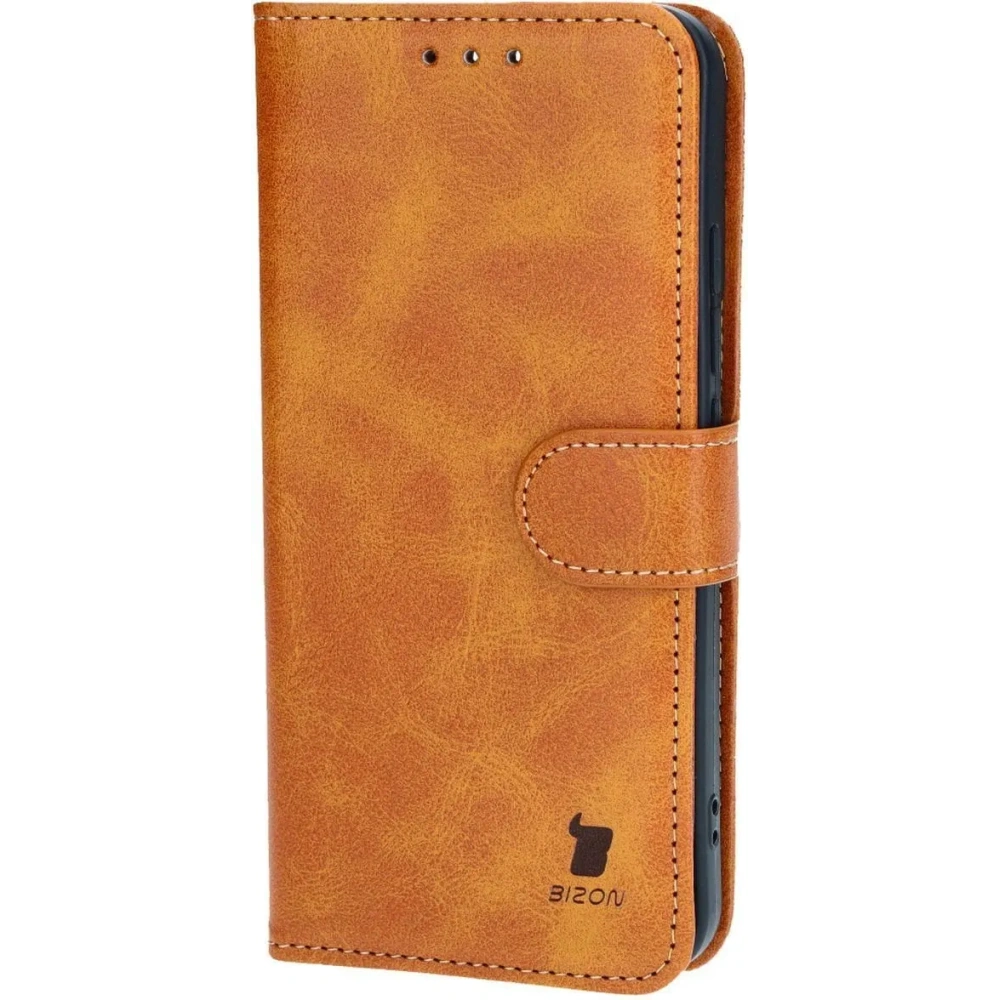 Etui z klapką Bizon Case Pocket do Xiaomi 14 brązowe
