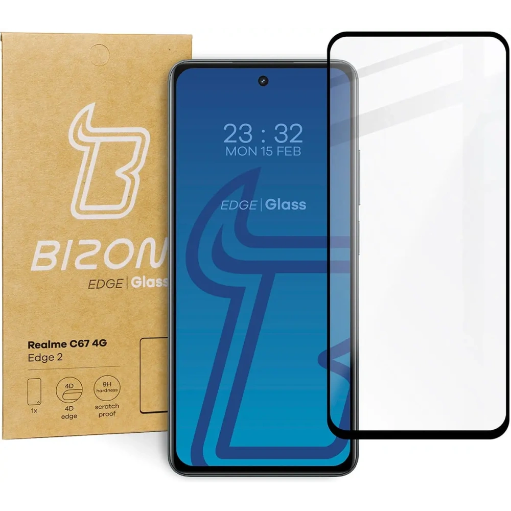 Szkło hartowane Bizon Glass Edge 2 do Realme C67 4G