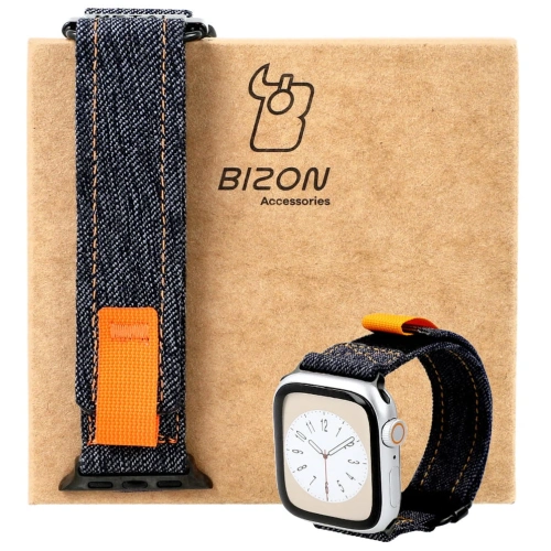 Kup Bizon Strap Watch Urban Apple Watch 38/40/41/42 mm dunkelblaue Denim - BIZ4505 - {ean13} - Sklep Home Screen