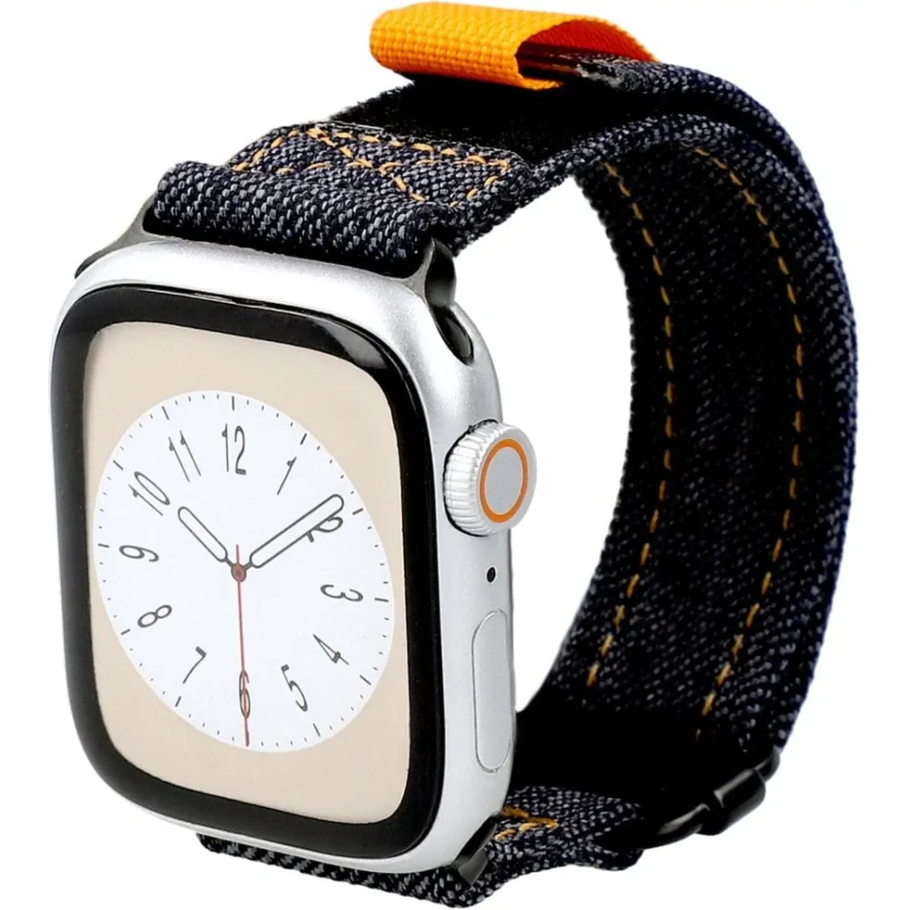 Pasek Bizon Strap Watch Urban do Apple Watch 38/40/41/42 mm ciemnoniebieski jeans