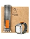 Kup Pasek Bizon Strap Watch Urban do Apple Watch 38/40/41/42 mm černobílá pepitka - BIZ4506 - {ean13} - Sklep Home Screen
