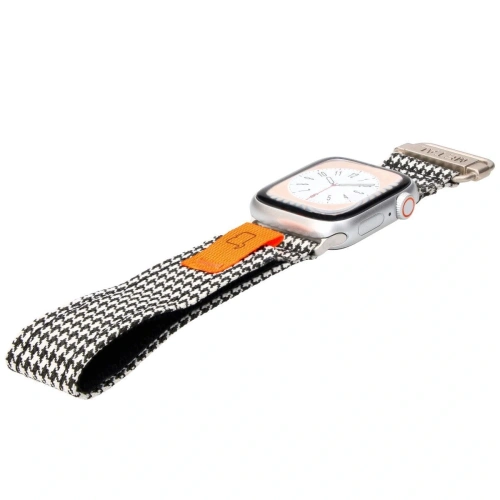 Kup Pasek Bizon Strap Watch Urban do Apple Watch 38/40/41/42 mm černobílá pepitka - BIZ4506 - {ean13} - Sklep Home Screen