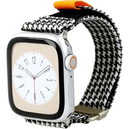 Kup Pasek Bizon Strap Watch Urban do Apple Watch 38/40/41/42 mm černobílá pepitka - BIZ4506 - {ean13} - Sklep Home Screen