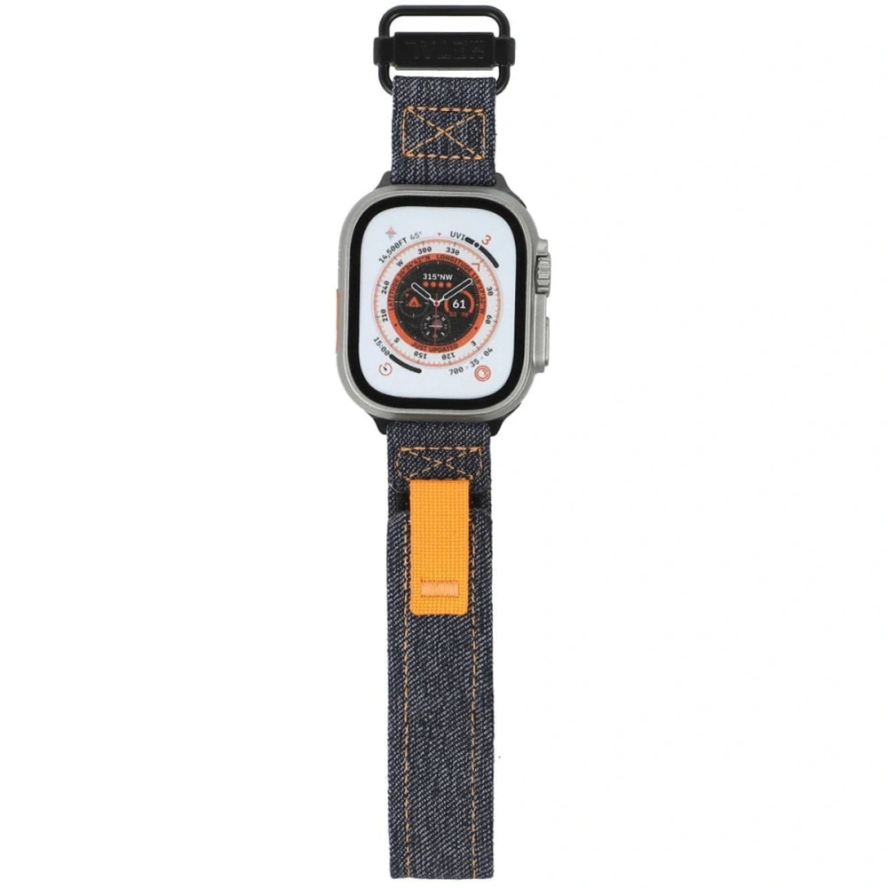 Pasek Bizon Strap Watch Urban do Apple Watch 44/45/46/49 mm ciemnoniebieski jeans