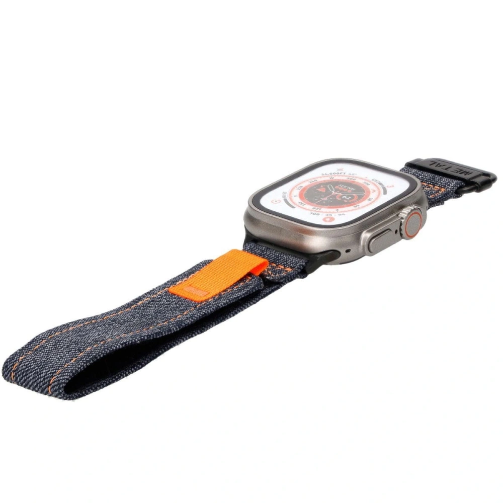 Pasek Bizon Strap Watch Urban do Apple Watch 44/45/46/49 mm ciemnoniebieski jeans