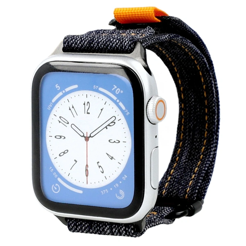 Pasek Bizon Strap Watch Urban do Apple Watch 44/45/46/49 mm ciemnoniebieski jeans