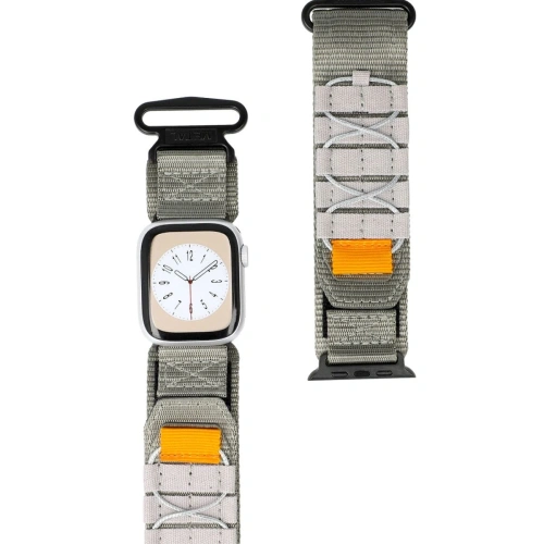 Kup Bizon Strap Uhr Abenteuer Apple Uhr 38/40/41/42 mm grau - BIZ4509 - {ean13} - Sklep Home Screen