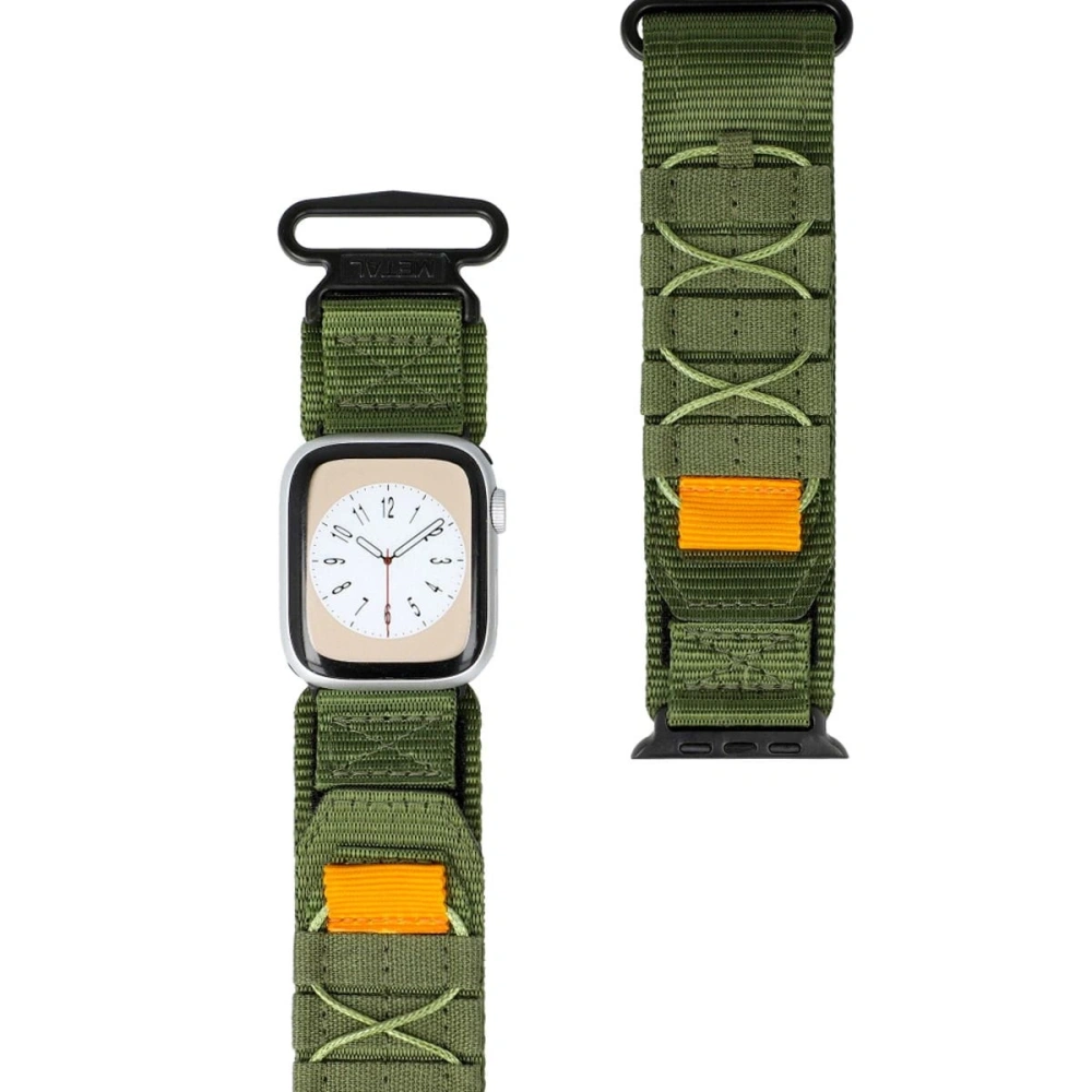 Sportowy pasek do zegarka Bizon Strap Watch Adventure do Apple Watch 38/40/41/42 mm khaki