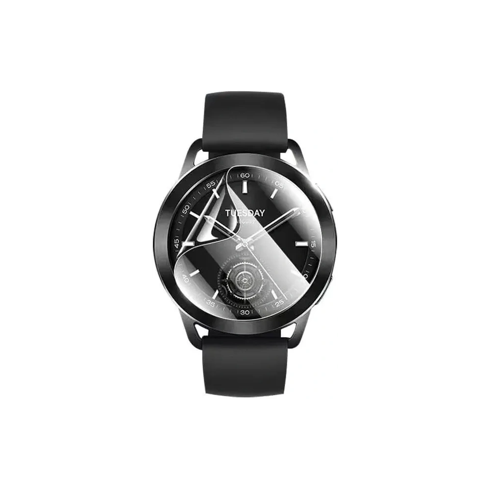 Folia hydrożelowa na ekran Bizon Glass Watch Hydrogel do Xiaomi Watch S3 47 mm [2 PACK]