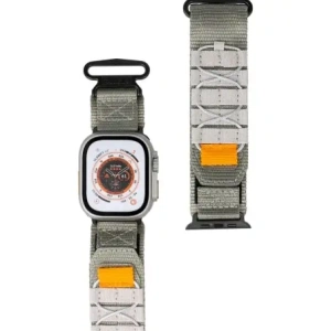 Kup Sportovní pásek k hodinkám Bizon Strap Watch Adventure do Apple Watch 44/45/46/49 mm šedý - BIZ4515 - {ean13} - Sklep Home Screen