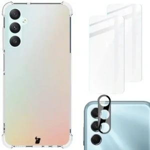 Kup Etui + 2x sklo na displej + objektiv Bizon Case Clear Pack do Samsung Galaxy A05s průhledné - BIZ4516 - {ean13} - Sklep Home Screen