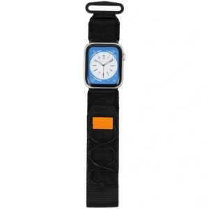 Kup Sportovní pásek k hodinkám Bizon Strap Watch Adventure pro Apple Watch 44/45/46/49 mm černý - BIZ4517 - {ean13} - Sklep Home Screen
