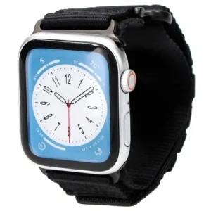 Kup Sportovní pásek k hodinkám Bizon Strap Watch Adventure pro Apple Watch 44/45/46/49 mm černý - BIZ4517 - {ean13} - Sklep Home Screen
