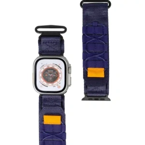 Kup Sportowy pasek do zegarka Bizon Strap Watch Adventure do Apple Watch 44/45/46/49 mm granatowy - BIZ4518 - {ean13} - Sklep Home Screen