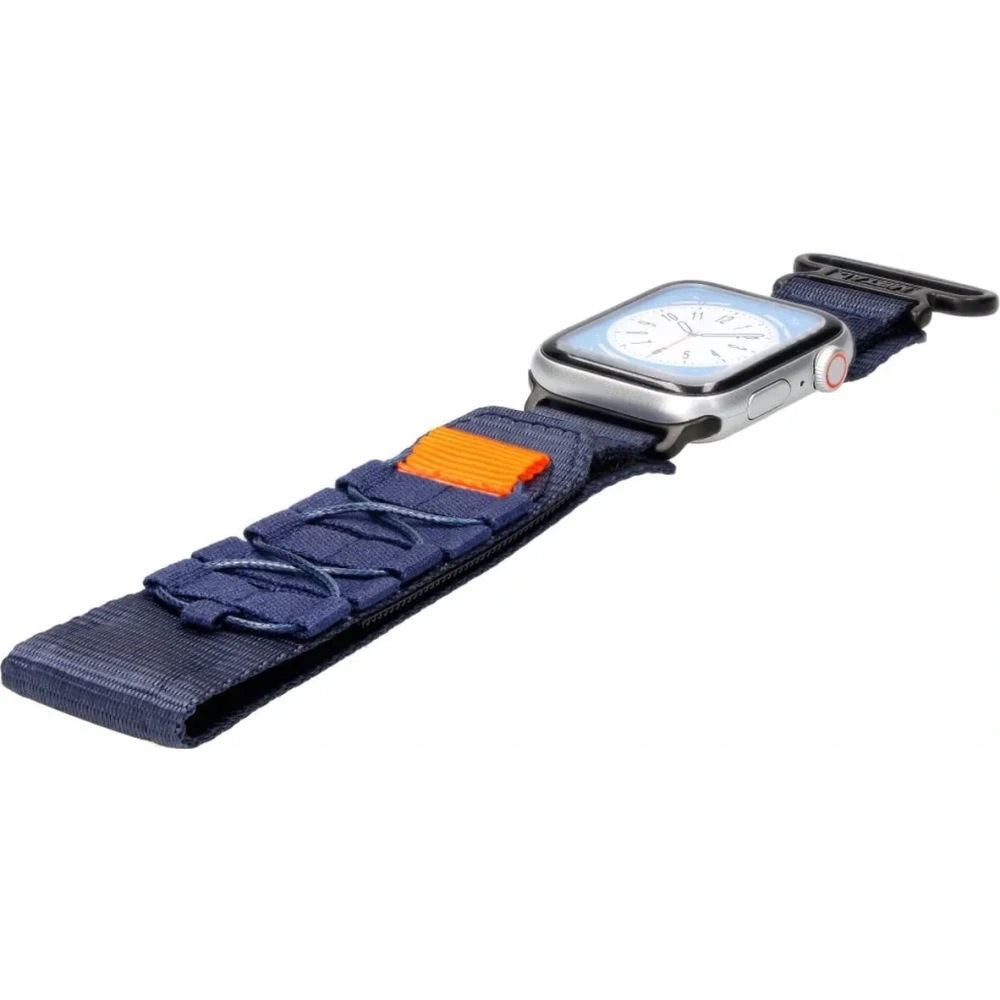 Sportowy pasek do zegarka Bizon Strap Watch Adventure do Apple Watch 44/45/46/49 mm granatowy