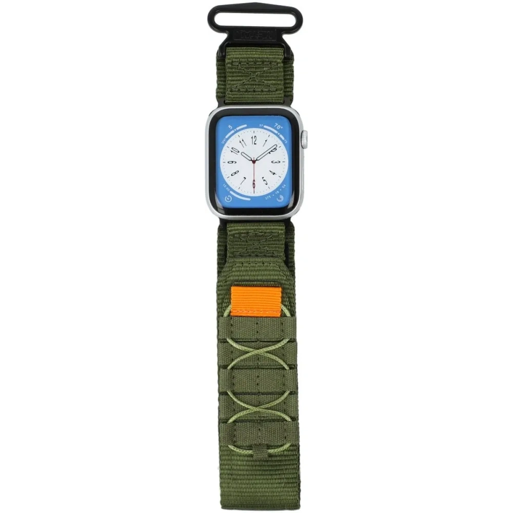Sportowy pasek do zegarka Bizon Strap Watch Adventure do Apple Watch 44/45/46/49 mm khaki