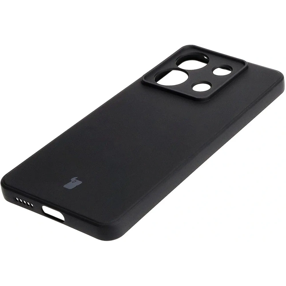 Etui Bizon Case Silicone Sq do Xiaomi Poco X6 / Xiaomi Redmi Note 13 Pro 5G czarne