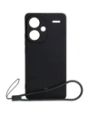Bizon Case Silikon Sq Xiaomi Redmi Note 13 Pro+ 5G schwarz