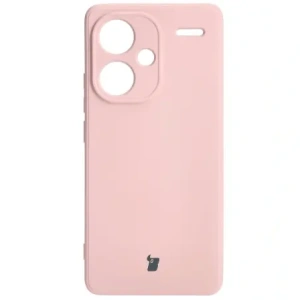 Bizon Case Silicone Sq Xiaomi Redmi Note 13 Pro+ 5G light pink