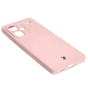 Bizon Case Silicone Sq Xiaomi Redmi Note 13 Pro+ 5G light pink