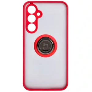 Kup Bizon Case Hybrid Ring Samsung Galaxy S23 FE rauchig mit einem roten Rahmen - BIZ4527 - {ean13} - Sklep Home Screen