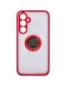 Kup Bizon Case Hybrid Ring Samsung Galaxy S23 FE füstös piros kerettel - BIZ4527 - {ean13} - Sklep Home Screen