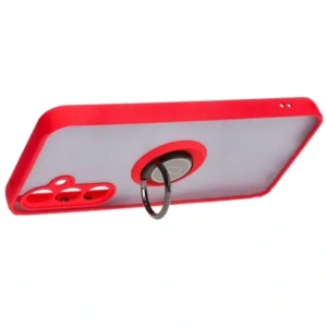 Kup Bizon Case Hybrid Ring Samsung Galaxy S23 FE rauchig mit einem roten Rahmen - BIZ4527 - {ean13} - Sklep Home Screen