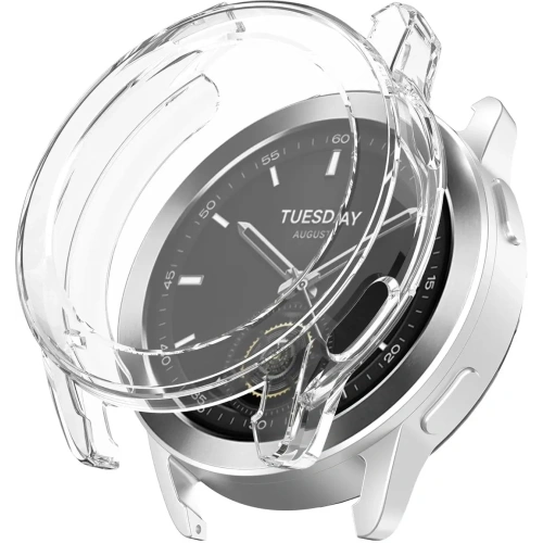 Kup Etui z osłoną ekranu Bizon Case Watch Felipe do Xiaomi Watch S3 47 mm przezroczyste - BIZ4528 - {ean13} - Sklep Home Screen