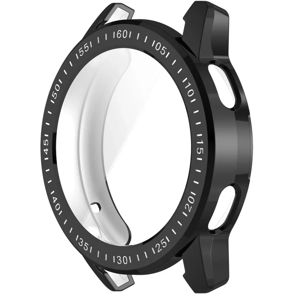 Etui z osłoną ekranu Bizon Case Watch Felipe do Xiaomi Watch S3 47 mm czarne