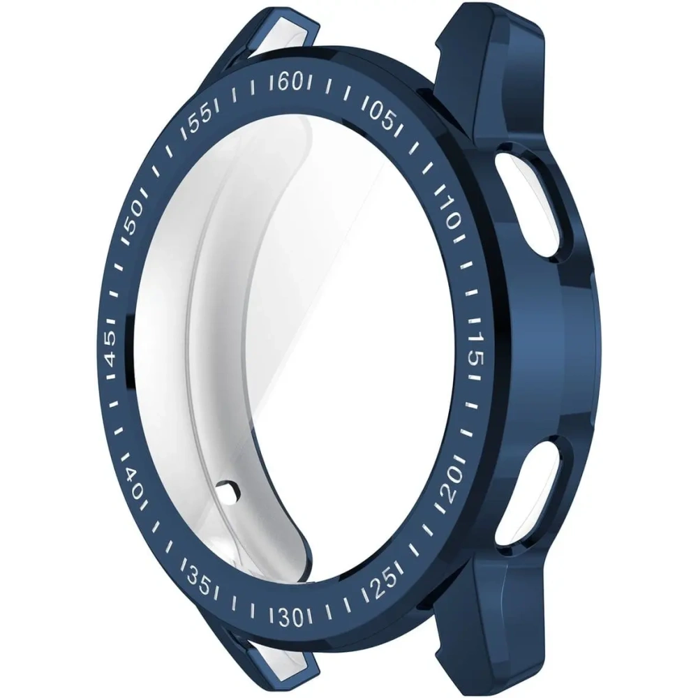 Etui z osłoną ekranu Bizon Case Watch Felipe do Xiaomi Watch S3 47 mm niebieskie