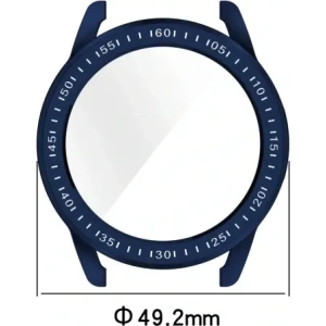 Kup Etui z osłoną ekranu Bizon Case Watch Felipe do Xiaomi Watch S3 47 mm niebieskie - BIZ4530 - {ean13} - Sklep Home Screen