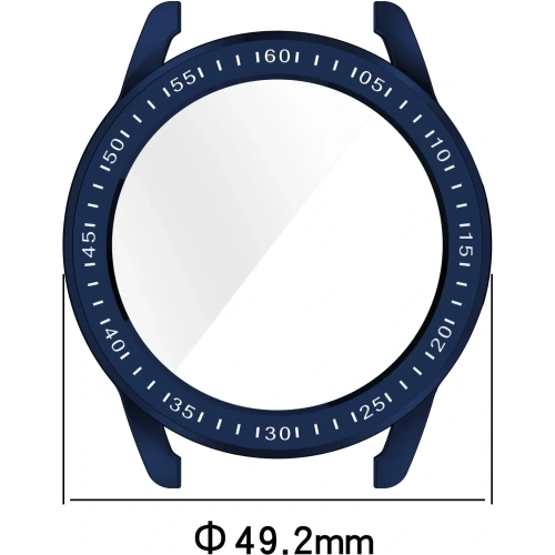 Kup Etui z osłoną ekranu Bizon Case Watch Felipe do Xiaomi Watch S3 47 mm niebieskie - BIZ4530 - {ean13} - Sklep Home Screen
