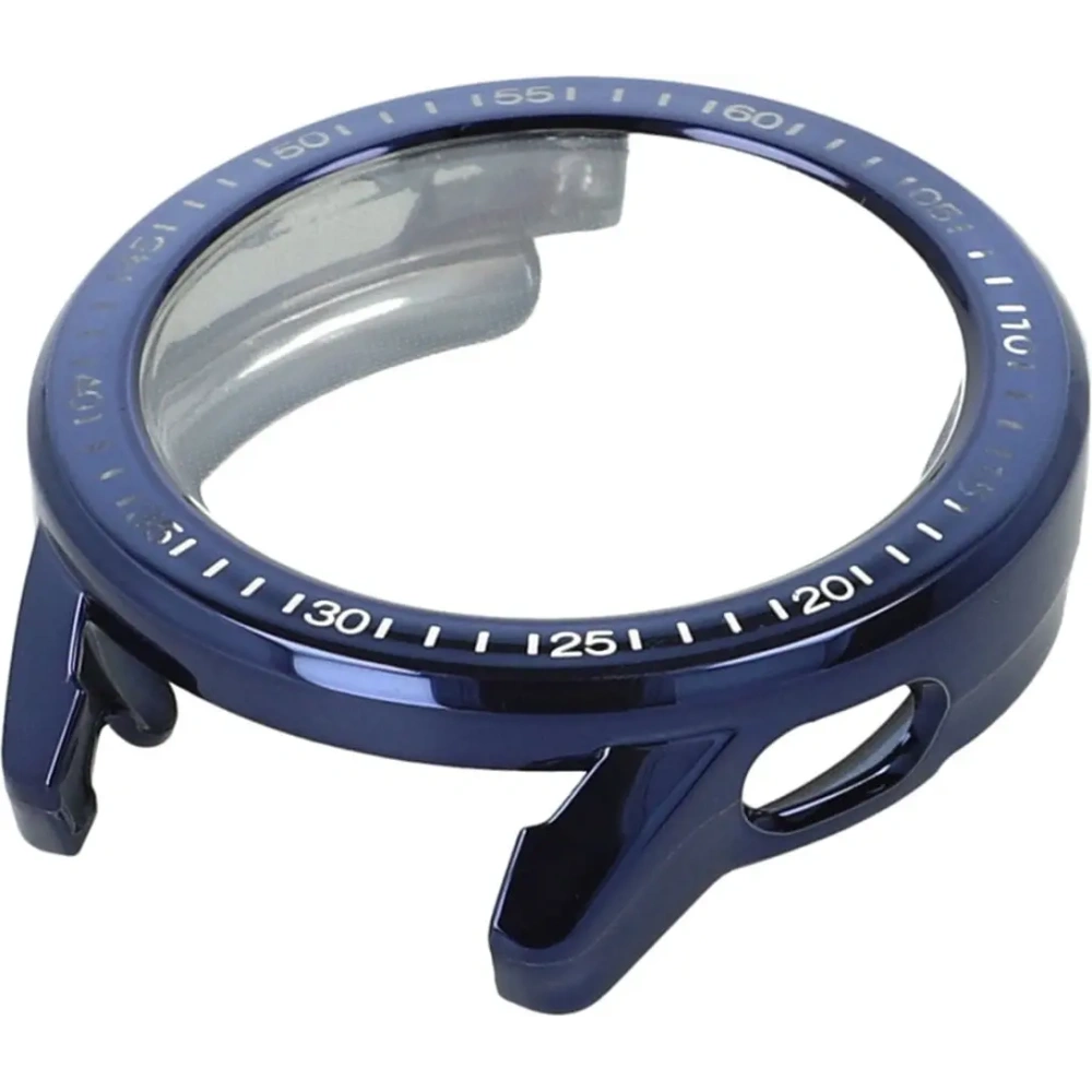 Etui z osłoną ekranu Bizon Case Watch Felipe do Xiaomi Watch S3 47 mm niebieskie