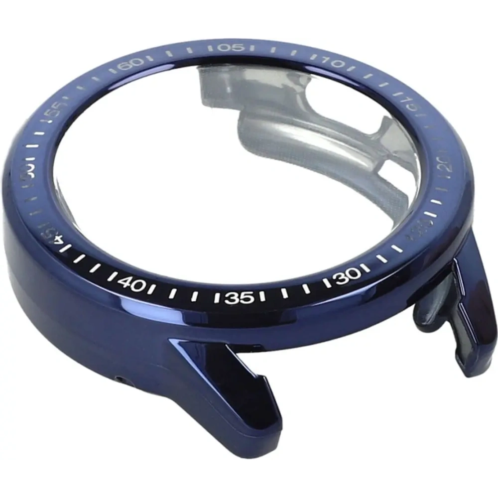 Etui z osłoną ekranu Bizon Case Watch Felipe do Xiaomi Watch S3 47 mm niebieskie