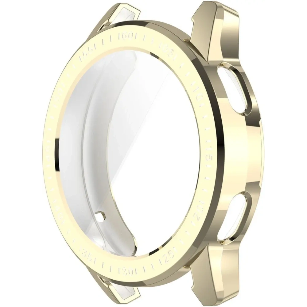 Etui z osłoną ekranu Bizon Case Watch Felipe do Xiaomi Watch S3 47 mm złote