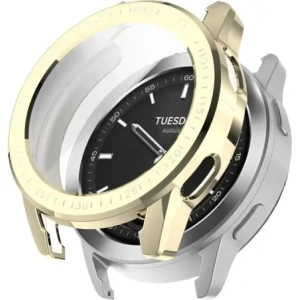 Kup Etui z osłoną ekranu Bizon Case Watch Felipe do Xiaomi Watch S3 47 mm złote - BIZ4531 - {ean13} - Sklep Home Screen