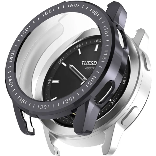 Kup Etui z osłoną ekranu Bizon Case Watch Felipe do Xiaomi Watch S3 47 mm szare - BIZ4532 - {ean13} - Sklep Home Screen