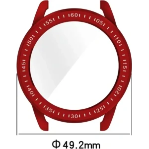 Kup Etui z osłoną ekranu Bizon Case Watch Felipe do Xiaomi Watch S3 47 mm czerwone - BIZ4533 - {ean13} - Sklep Home Screen