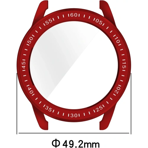 Kup Etui z osłoną ekranu Bizon Case Watch Felipe do Xiaomi Watch S3 47 mm czerwone - BIZ4533 - {ean13} - Sklep Home Screen