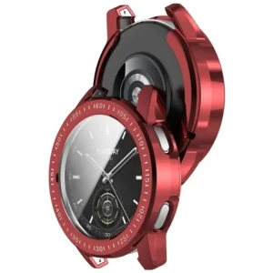Kup Etui z osłoną ekranu Bizon Case Watch Felipe do Xiaomi Watch S3 47 mm czerwone - BIZ4533 - {ean13} - Sklep Home Screen