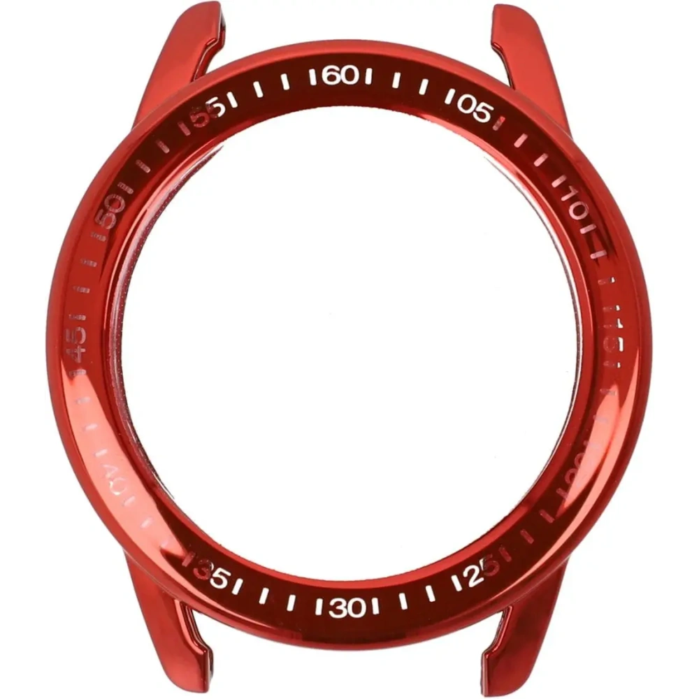 Etui z osłoną ekranu Bizon Case Watch Felipe do Xiaomi Watch S3 47 mm czerwone