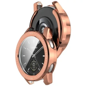 Kup Etui z osłoną ekranu Bizon Case Watch Felipe do Xiaomi Watch S3 47 mm różowozłote - BIZ4534 - {ean13} - Sklep Home Screen