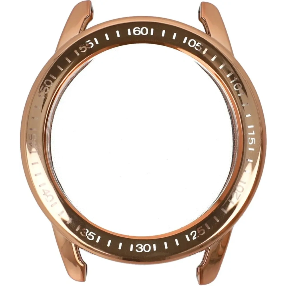 Etui z osłoną ekranu Bizon Case Watch Felipe do Xiaomi Watch S3 47 mm różowozłote
