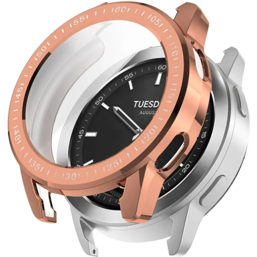 Kup Etui z osłoną ekranu Bizon Case Watch Felipe do Xiaomi Watch S3 47 mm różowozłote - BIZ4534 - {ean13} - Sklep Home Screen