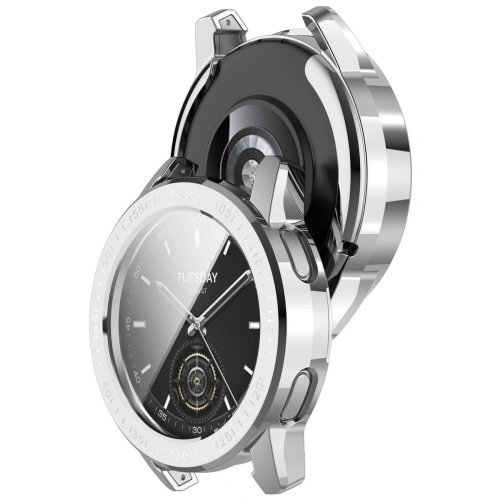 Kup Etui z osłoną ekranu Bizon Case Watch Felipe do Xiaomi Watch S3 47 mm srebrne - BIZ4535 - {ean13} - Sklep Home Screen