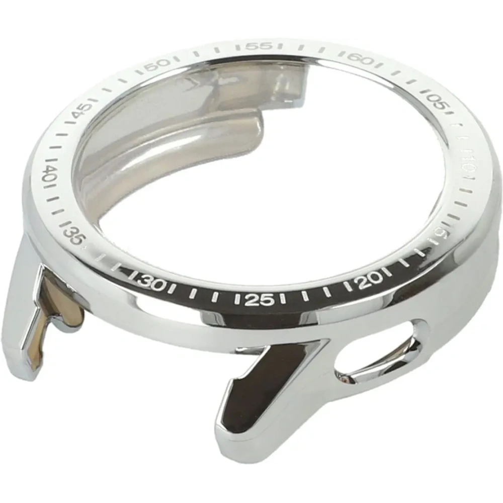 Etui z osłoną ekranu Bizon Case Watch Felipe do Xiaomi Watch S3 47 mm srebrne