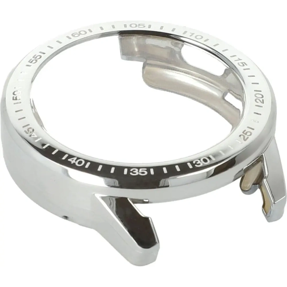 Etui z osłoną ekranu Bizon Case Watch Felipe do Xiaomi Watch S3 47 mm srebrne