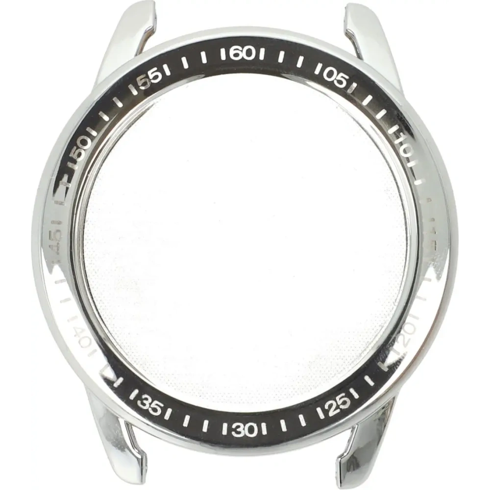 Etui z osłoną ekranu Bizon Case Watch Felipe do Xiaomi Watch S3 47 mm srebrne