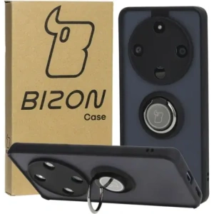Buy Bizon Case Hybrid Ring Honor Magic6 Lite smoky with a black frame - BIZ4537 - {ean13} - Home Screen Store Europe
